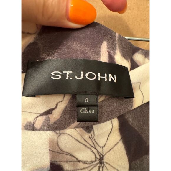 St. John Silk & Cotton Skirt - Picture 8 of 11